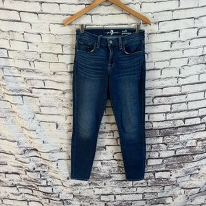 7 For All Mankind Gwenevere Ankle Jeans SZ 26